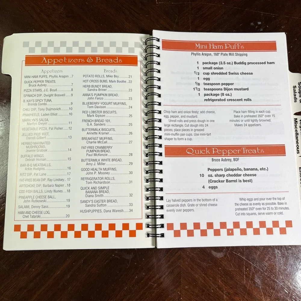 Vintage 1997 Bethlehem Steel Employee Cookbook Burns Harbor Indiana Recipes